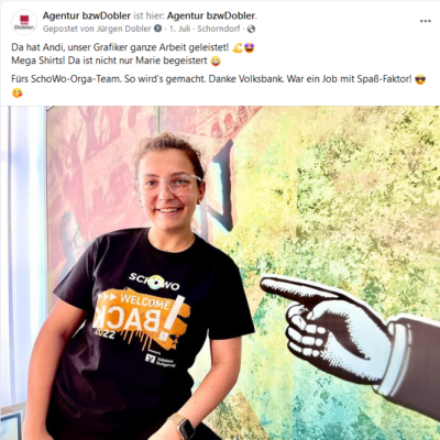 bzw auf Facebook (Screenshot)