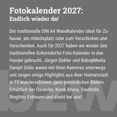 Schorndorf Kalender 2027
